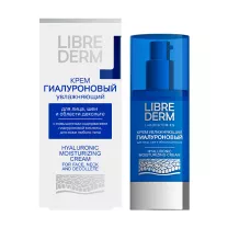 Librederm Hyaluronic Увлажняющий крем для лица, шеи и области декольте, 50мл