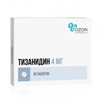 Тизанидин таблетки 4мг, №30 Озон