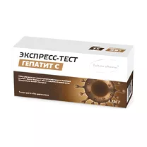 Экспресс-тест на антитела к вирусу гепатита С (ВГС) в крови, №1