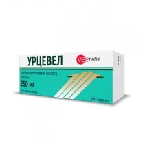 Урцевел капсулы 250мг, №100
