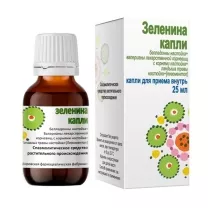 Зеленина капли д/приема внутрь, 25мл