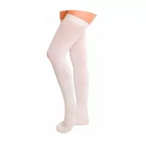 Интекс Элеганс чулки компрессионные антиэмболические 1 класс компрессии (L-EW широкое бедро), белые