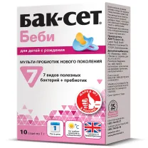 БАК-СЕТ Беби порошок д/пригот. р-ра д/приема внутрь, №10