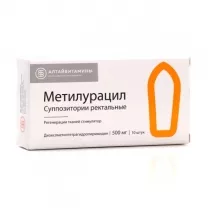 Метилурацил суппозитории рект. 500мг, №10