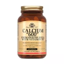 Solgar Кальций-600 из раковин устриц с витамином Д3 таблетки 600мг+300МЕ, №60
