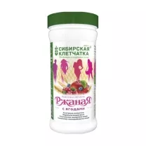 Сибирская клетчатка Ржаная с ягодами, 350г