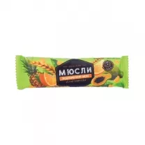 Батончик мюсли Экзотический микс в йогурте с витамином С, 25г