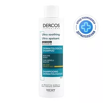 Vichy Dercos Успокаивающий шампунь-уход без сульфатов для сухих волос и чувствительной кожи, 200мл