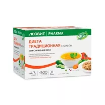 Леовит Худеем за неделю Традиционная диета с мясом (кейс)