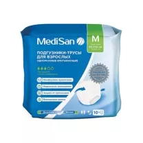 MediSan Premium подгузники-трусы размер М (80-120см), белые, №10
