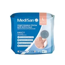 MediSan Premium подгузники-трусы размер L(100-145см), бежевые, №10