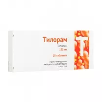 Тилорам таблетки покрыт. п/о 125мг, №10