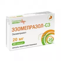Эзомепразол-СЗ капсулы кишечнораст. 20мг, №28