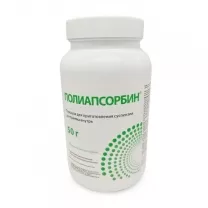 Полиапсорбин порошок д/пригот.сусп. д/приема внутрь, 50г
