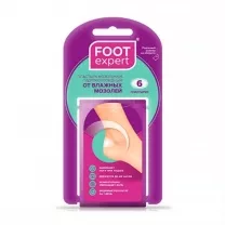 Foot Expert пластырь гидроколлоидный (28*46мм) овальный, №6
