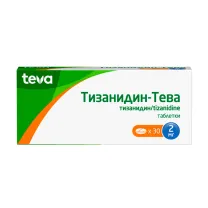 Тизанидин-Тева таблетки 2мг, №30
