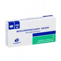 Моксифлоксацин Канон таблетки покрыт. п/о 400мг, №5