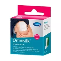 Hartmann Omnisilk пластырь фиксирующий из искусственного шелка, (2,5смх5см)