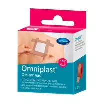 Hartmann Omniplast пластырь фиксирующий из текстильной ткани, (2,5см*5м)