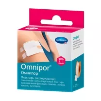 Hartmann Omnipor пластырь фиксирующий из нетканого материала, (2,5см*5м)
