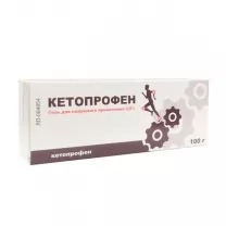 Кетопрофен гель д/наружн. прим. 2,5%, 100г