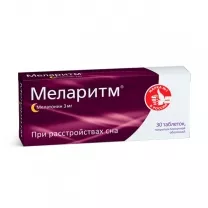 Меларитм таблетки покрыт. п/о 3мг, №30