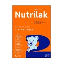 Nutrilak Basic 2 сухая молочная смесь (6-12мес), 600г