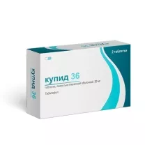 Купид 36 таблетки покрыт. п/о 20мг, №2
