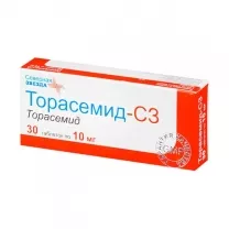 Торасемид-СЗ таблетки 10мг, №30