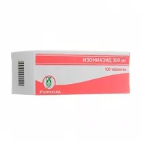 Изониазид таблетки 300мг, №100