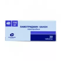 Ламотриджин Канон таблетки 100мг, №30
