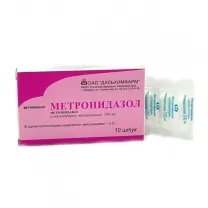 Метронидазол суппозитории ваг. 500мг, №10