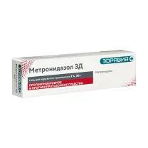 Метронидазол гель д/наружн. прим. 1%, 30г