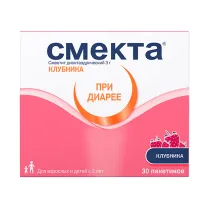Смекта порошок д/пригот.сусп. д/приема внутрь клубника 3г, №30