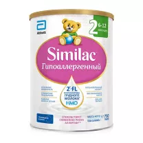 Similac 2 гипоаллергенный сухая молочная смесь (с 6-12 мес), 750г