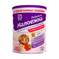 PediaSure Малоежка сухая смесь со вкусом клубники (12+мес), 850г
