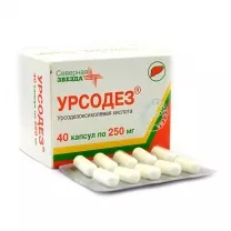 Урсодез капсулы 250мг, №40