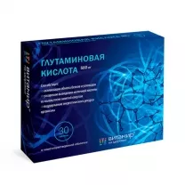 Vitamir Глутаминовая кислота таблетки покрыт.кишечнораств.об. 500мг, №30