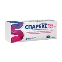 Спарекс таблетки покрыт. п/о 135мг, №30
