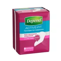 Depend Ultra Mini прокладки при недержании, №12