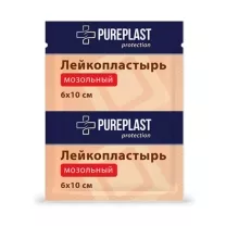Pureplast пластырь мозольный (6*10см), №1