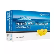 Vitascience Омега -3 Рыбий жир пищевой капсулы, №100