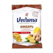 Verbena леденцы с начинкой имбирь, 60г