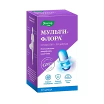 Эвалар Мультифлора Пробиотик+Пребиотик капсулы, №30