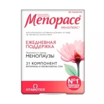 Менопейс Изофлавоны таблетки, №30