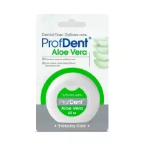 ProfDent зубная нить с алоэ вера, 65м