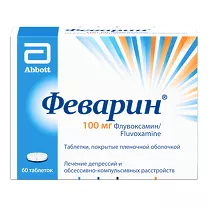 Феварин таблетки покрыт. п/о 100мг, №60 Эббот