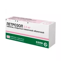 Летрозол таблетки покрыт. п/о 2,5мг, №30