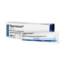 Протопик мазь д/наружн. прим. 0,1%, 30г