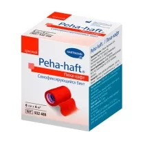 Hartmann Peha-Haft  самофиксирующийся бинт компрессионный красный, (4м *6см)